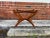 Mid 20th Century Vintage Solid Brass Tray Teak Base Table. For Sale - Image 9 of 10