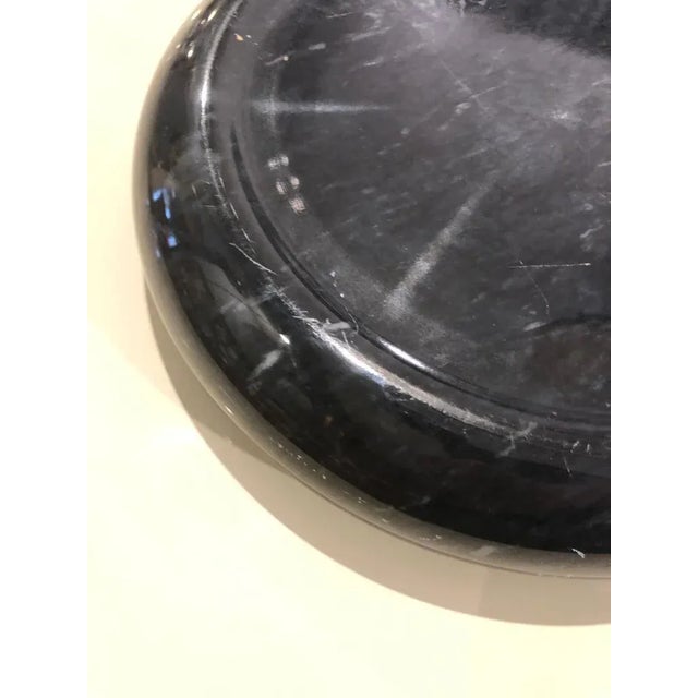 Black Mid-Century Modern Italian Ashtray in Black Marble by Angelo Mangiarotti, 1967 For Sale - Image 8 of 9