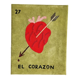 Minimalist Handmade Leather Art "No Soy Tu Premio" For Sale