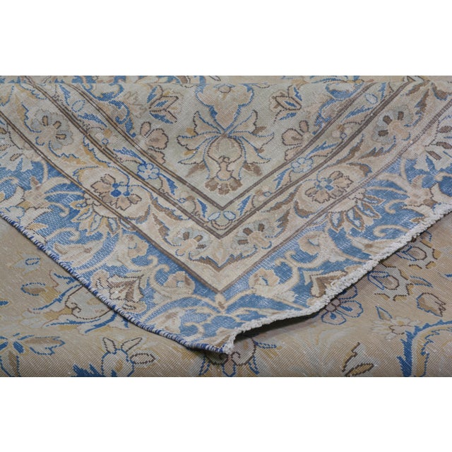 Vintage Hand Knotted Wool Rug, 8'x1010" For Sale In New York - Image 6 of 6