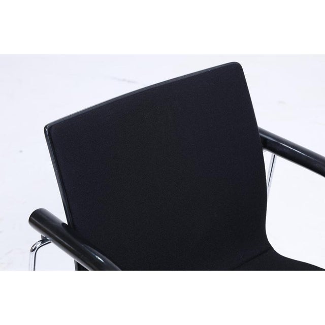 Black Vintage S320 Chair in Tubular Steel and Wood by Wulf Schneider and Ulrich Böhme for Thonet, 1980s For Sale - Image 8 of 11