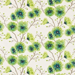 Harlequin Kabala Fabric in Gooseberry For Sale
