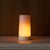 Modern LEDOrange Flickering Light Pillar Candle with Remote (Set of 2) For Sale - Image 3 of 4