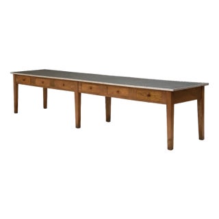 Drapers Shop Table, 1900s For Sale