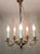 A stunning item of period lighting decor, designed and created in the legendary Lucien Gau-Paris ateliers, in a floral...