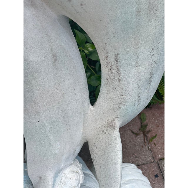 Coastal 1950s Vintage Dolphins Garden Sculpture For Sale - Image 3 of 7