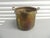 Boho Chic Large Brass Hand-Hammered Cauldron With Handles/Planter For Sale - Image 3 of 7