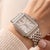 Michele by Fossil Deco 29mm Mww06v00a0046 Diamond Mop Dial Steel Quartz Watch For Sale - Image 10 of 10