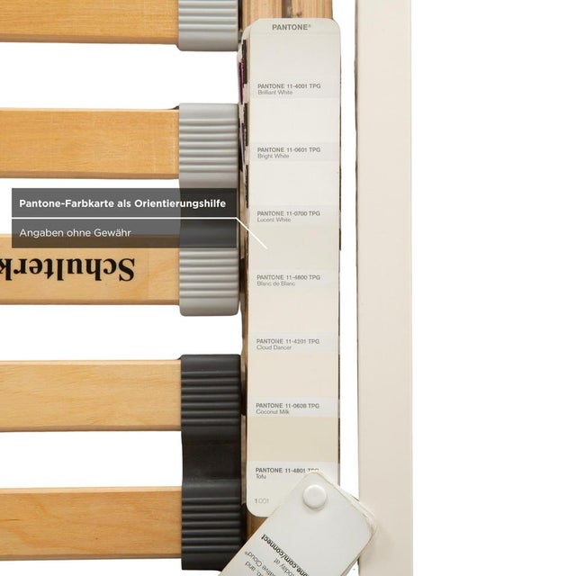 White and Dark Grey Wooden Bed from Ligne Roset For Sale - Image 10 of 16