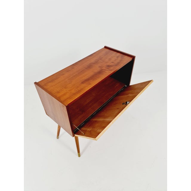 Small Mid-Century Modern German Sideboard, 1950s For Sale - Image 8 of 11