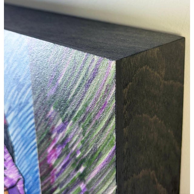 Amado Peña Jr. "Mujer Bonita" Original Mixed Media Drawing - Mestizo Series For Sale - Image 4 of 8