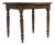 19th Century France Louis XVI Brown Wood Console Table For Sale