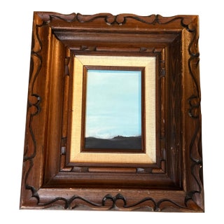 1970’s Original Abstract Expressionist Watercolor Landscape Painting For Sale