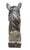 2000 - 2009 Antique Vintage Cast Iron Horse Head Bust Sculpture – Heavy Equestrian Garden & Entryway Statue For Sale - Image 5 of 12