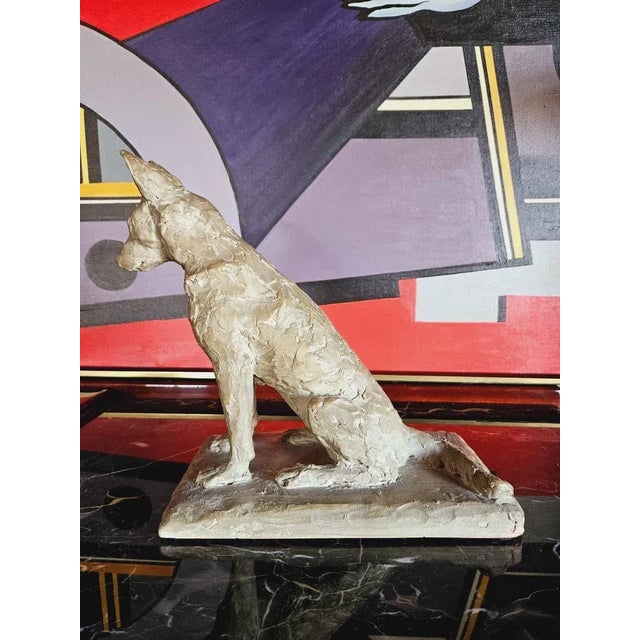 Art Deco Terracotta Dog by A. Thorand, 1935 For Sale - Image 3 of 12