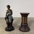 Late 20th Century Bronze Neoclassical Sculpture, Woman With Vessel - 24" H For Sale - Image 5 of 10