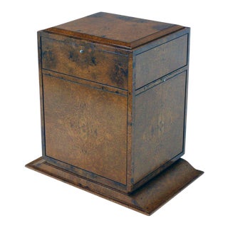 Rustic Birdseye or Tiger Maple Multifunctional Drop Front Cabinet For Sale