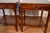 1930s Pair of English Regency Mahogany Green Leather Top Accent Side Tables For Sale - Image 4 of 18