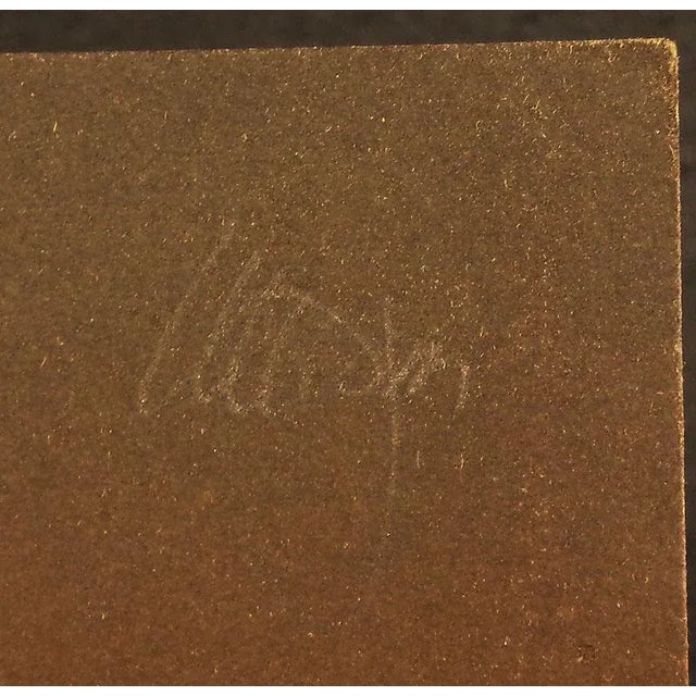 "View" by Peter Keefer Hand signed, numbered and titled by the artist "View" unframed Limited Edition Intaglio Collagraph...