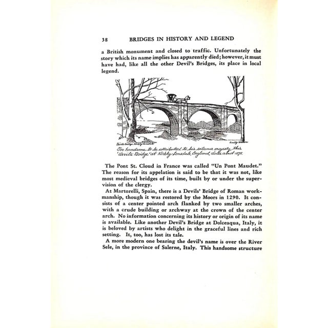 "Bridges in History and Legend" 1937 Watson, Wilbur J. & Sara Ruth For Sale - Image 12 of 12