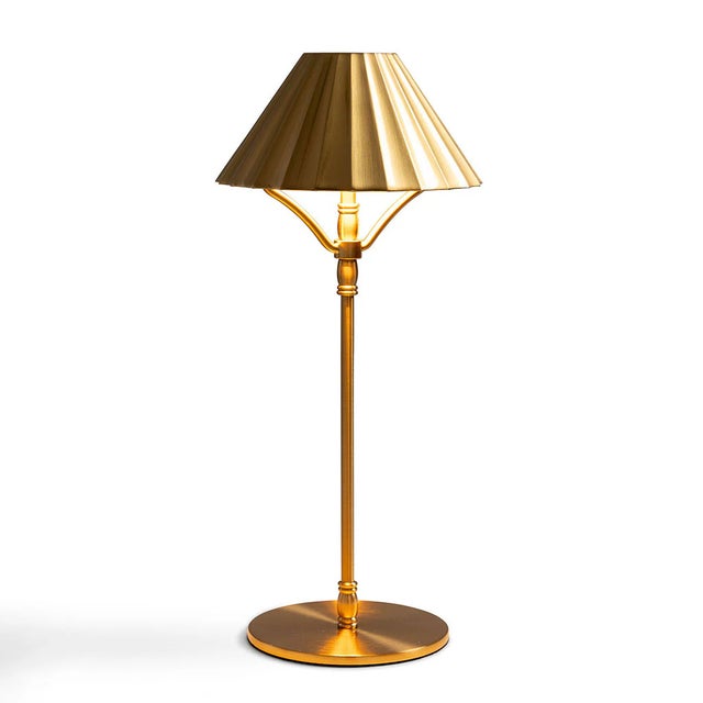 Cabo LED Cordless Lamp, Brass For Sale In Chicago - Image 6 of 6