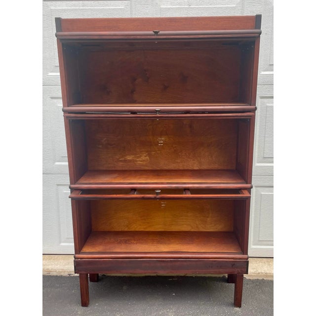 Macey Furniture Co. Antique Macey Arts and Crafts Barrister Bookcase For Sale - Image 4 of 12