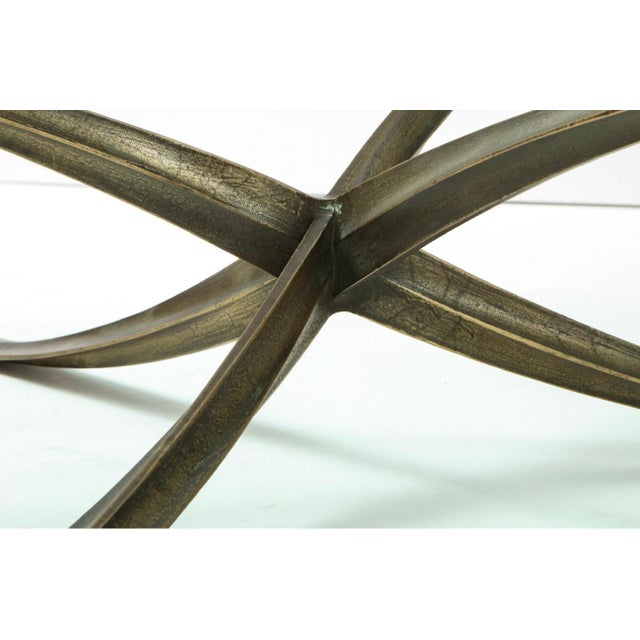 Rare Large Michel Mangematin Bronze Coffee Table, 1962 For Sale - Image 12 of 12