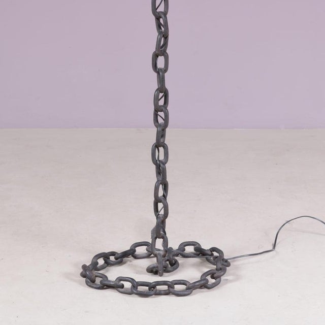 Brutalist Chain Floor Lamp in the style of Franz West, Netherlands, 1970s For Sale - Image 3 of 10