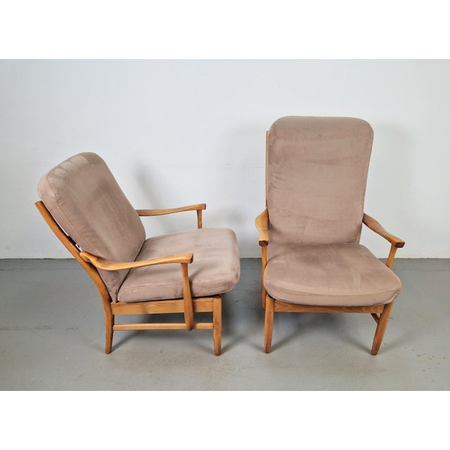 Vintage Beech Chairs from Farstrup Møbler, 1970s, Set of 2 For Sale - Image 12 of 17