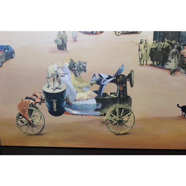 Jacques Deal, Lively City Scene, 1980s, Oil Painting For Sale - Image 6 of 9