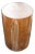 Andrianna Shamaris Natural Teak Wood Pedestal For Sale