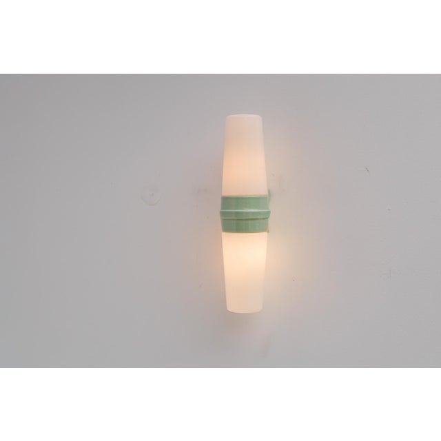 Vintage Porcelain Bathroom Light by Sigvard Bernadotte for Ifö 1960 For Sale - Image 5 of 12