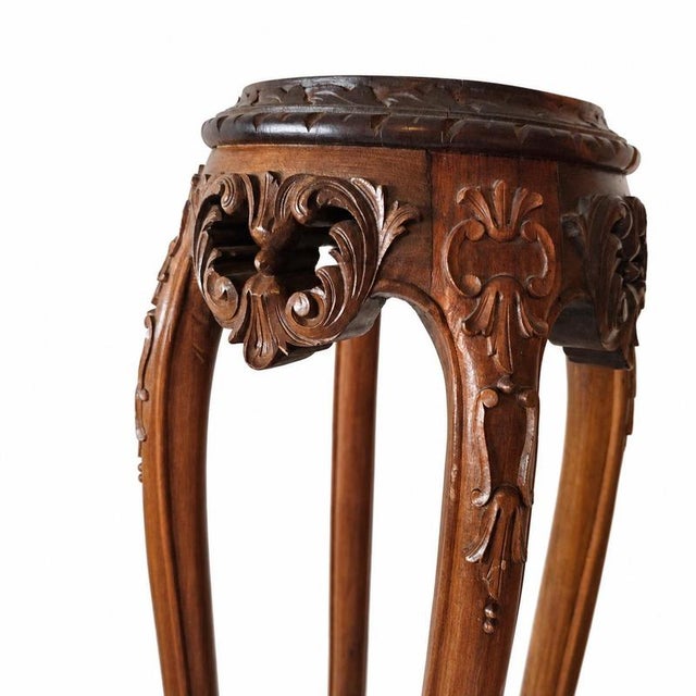 Wood 19th Century Louis XV Plant Stand For Sale - Image 7 of 9