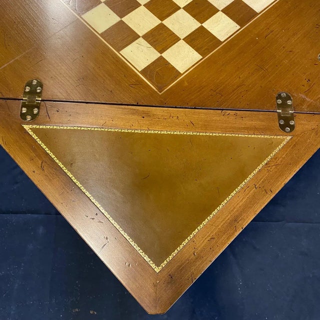 French Louis XV Style Handkerchief Folding Game Table For Sale - Image 11 of 13