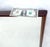 Brown Mid Century Modern 2" Deep Profile Solid Walnut 32x43 Rectangle Wall Mirror MINT For Sale - Image 8 of 15