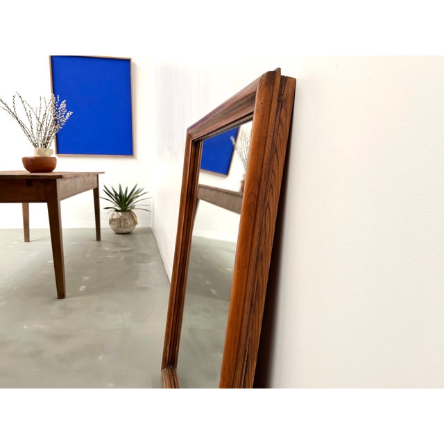Antique Mirror in Walnut, 1900 For Sale - Image 9 of 15