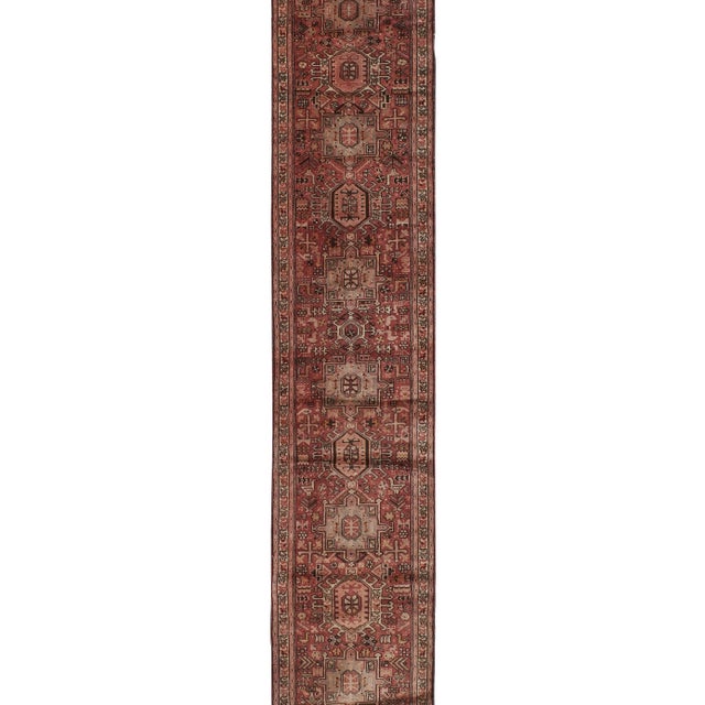 1960s Caucasian Runner Rug 2'9'' X 12'7'' For Sale - Image 5 of 12