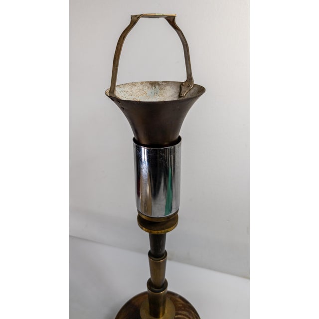 Mid-Century Modern Space Age Art Deco Fairies Guardsman Table Lamp by Bert Dickinson For Sale - Image 10 of 15
