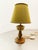 Onyx Table Lamp with Fabric Lampshade For Sale - Image 4 of 18