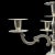 Metal 1940's Vintage 4 Branch Candlestick For Sale - Image 7 of 10