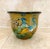 Tony Duquette Vintage Chinoiserie Ceramic Painted Cachepot With Peacocks Birds Pattern For Sale - Image 4 of 10