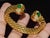 Authentic vintage FOPE Flex’it solid 18K yellow gold natural diamond, sapphire, and emerald open cuff bangle bracelet....