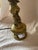 A Pair of 1950s Carved Bronzed Brass Lamps For Sale - Image 10 of 11