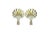 Hollywood Regency Brass Shell Lamp Finials - a Pair For Sale - Image 3 of 3