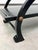 Black Postmodern Arched Centerpiece Shelf in Black Wood, 1940s For Sale - Image 8 of 9