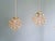 Amber Bubble Glass Pendant Lights by Helena Tynell for Glashütte Limburg, 1970s, Set of 3 For Sale - Image 9 of 16