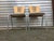 Stackable Metal and Wood Chairs, 1990s, Set of 4 For Sale - Image 11 of 16