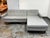 Design Plus Gallery presents the Brooklyn Sectional Sofa from Sofa Creations. Upholstered in a light gray woven textile,...