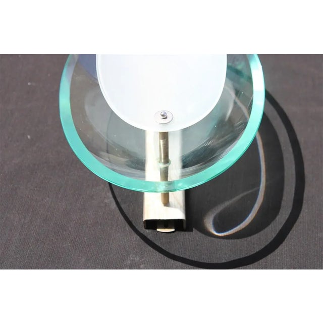 1950s Glass Wall Light from Fontana Arte, 1950s For Sale - Image 5 of 8