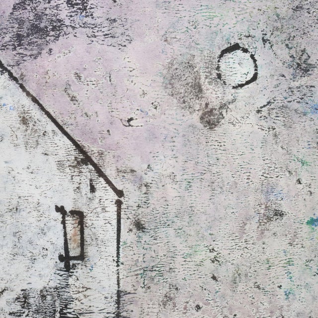 Franco Rognoni, Figurative Composition, 1984, Mixed Media on Hardboard, Framed For Sale - Image 5 of 14